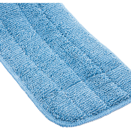 Carlisle 363322414 24" Blue Polyester/Polyimide Blend Microfiber Wet Mop Pad