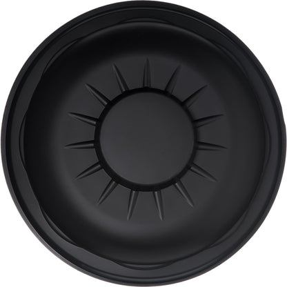 Dinex DXHHDM703 8" Black High Heat Disposable Dome (500/cs)