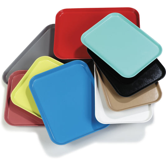 Carlisle 2216FGQ011 22" x 16" Turquoise Glasteel Tray