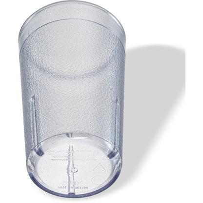 Carlisle 521207 12 oz Clear SAN Stackable Plastic Tumbler