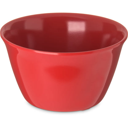 Carlisle 4354005 8 oz Red Dallas Ware Melamine Bouillon Cup Bowl