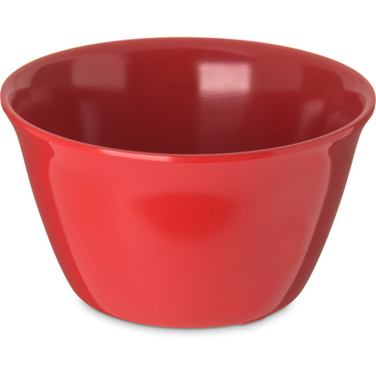 Carlisle 4354005 8 oz Red Dallas Ware Melamine Bouillon Cup Bowl