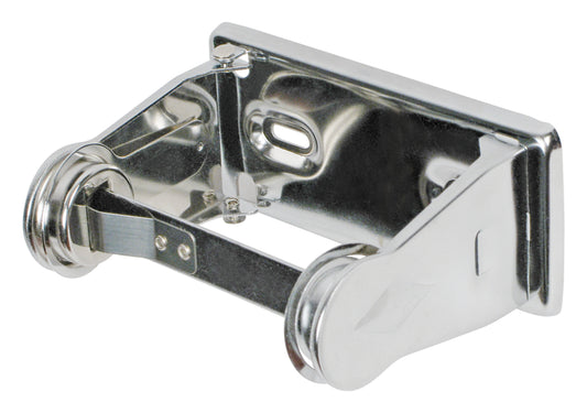 Winco TTH-1 Chrome-Plated Single Roll Toilet Tissue Holder