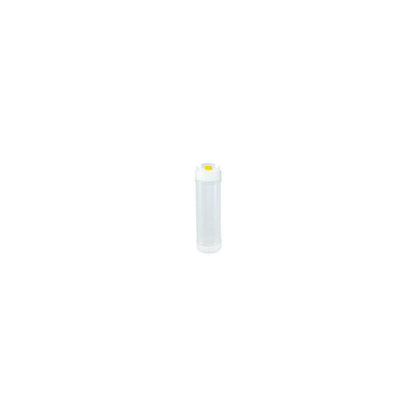 San Jamar 857324M 24 oz Natural EZ-KLEEN Sauce Bottle - Yellow Valve - Medium Viscosity - 6 pack
