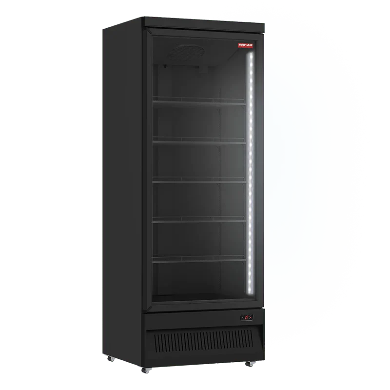New Air NGF-30-HB 30" Black Glass Door Freezer
