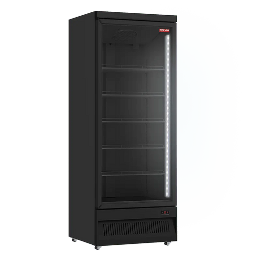 New Air NGF-30-HB 30" Black Glass Door Freezer