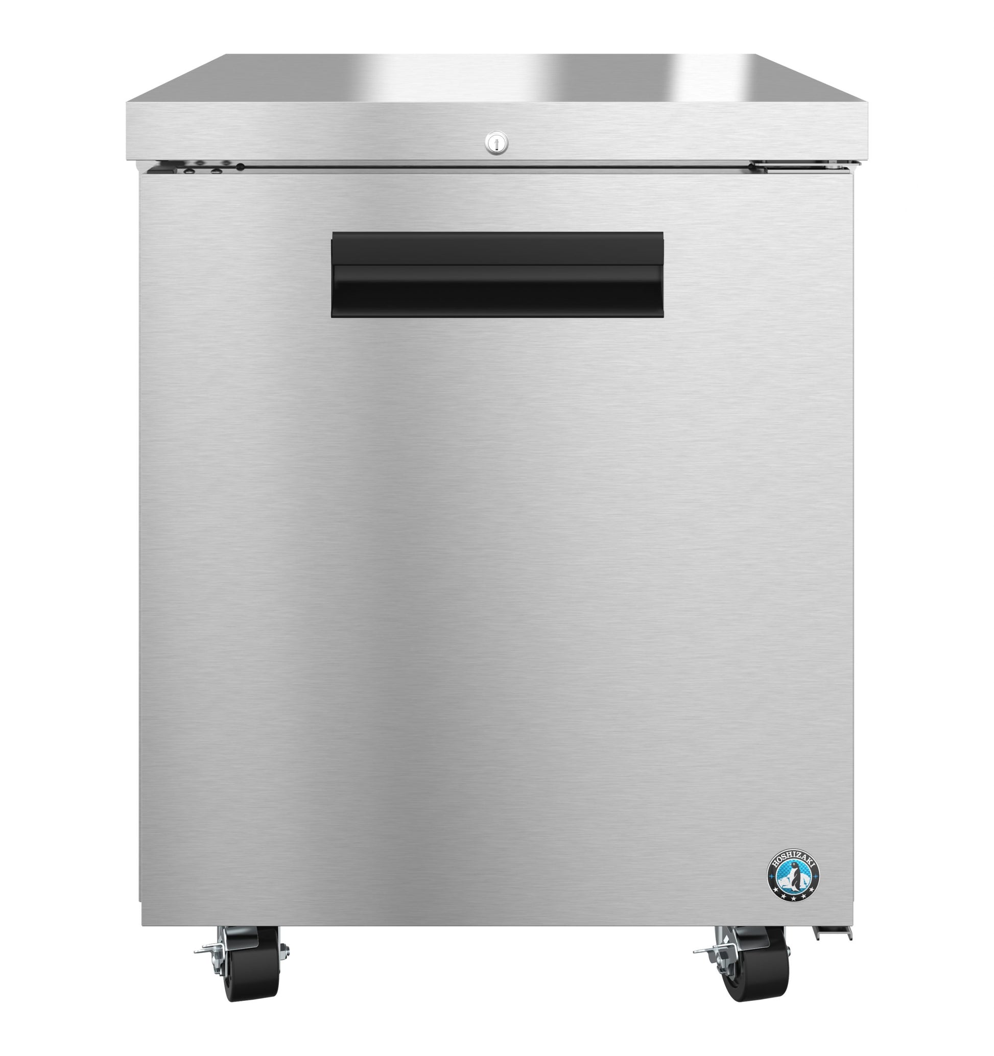 Hoshizaki UF27B-01 One Section Stainless Door with Lock Undercounter Freezer