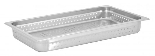Omcan 85188 Full-size Stainless Steel 25-gauge Perforated Steam Table Pan - 2.5" Deep