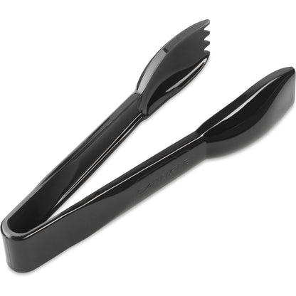 Carlisle 460603 6.25" Black Acetal Carly Salad Tong