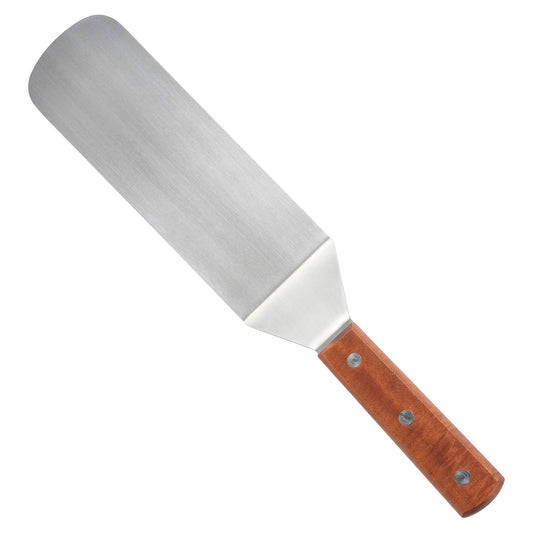 Winco TN249 Flexible Turner w/ Offset, Wooden Handle