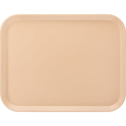 Carlisle 1814FG095 18" x 14" Almond Glasteel Fiberglass Tray