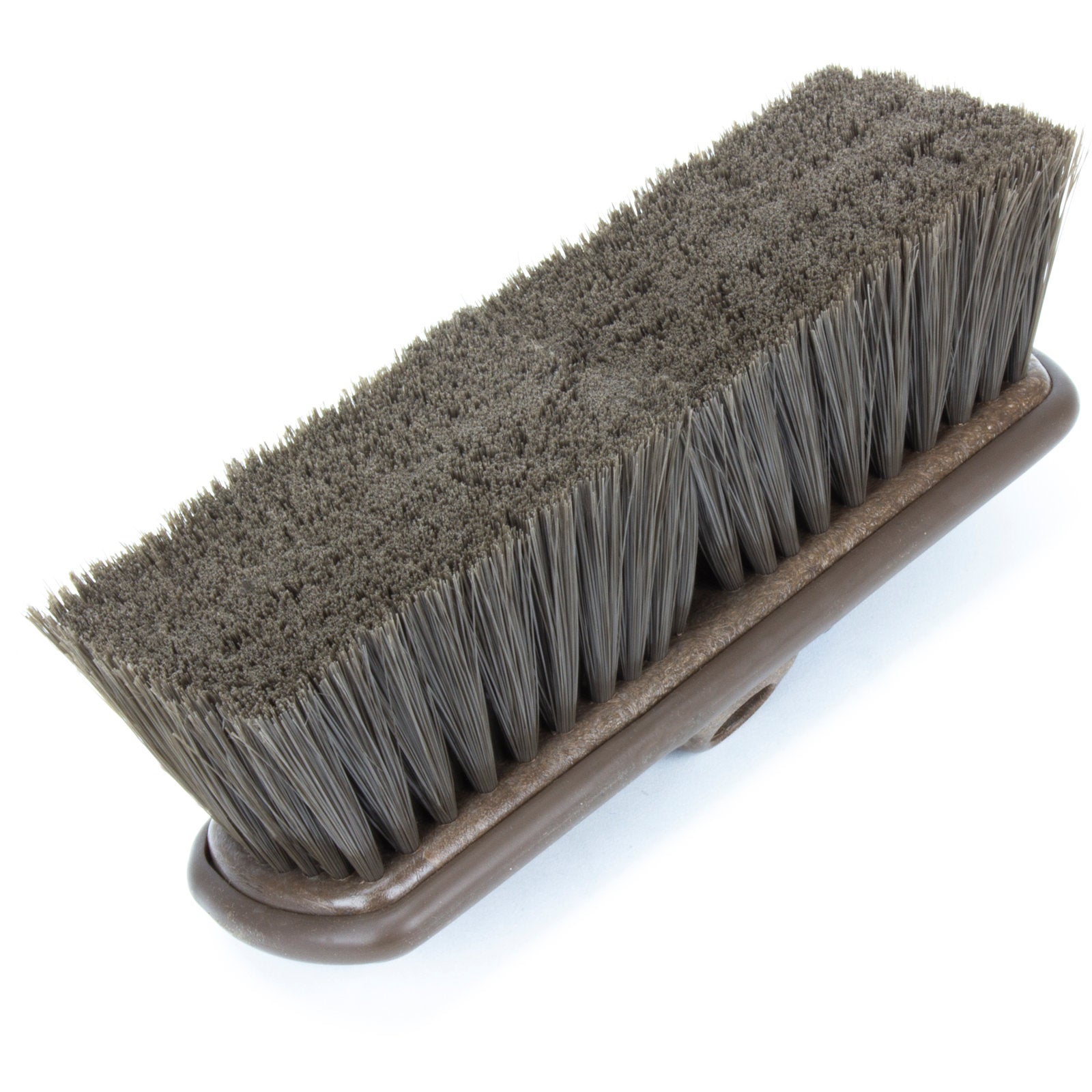 Carlisle 40050EC01 9.5" Brown Color Coded Flo-Thru Brush with Protective Bumper
