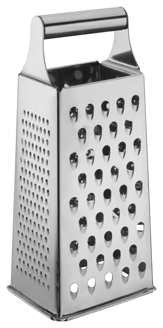 Winco SQG-1 4" x 3" x 9" Stainless Steel Tapered Box Grater
