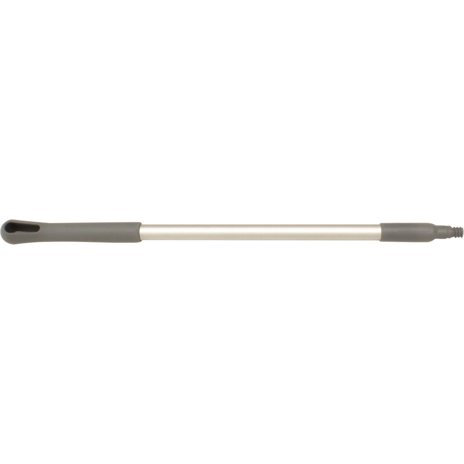 Carlisle 40246EC23 30" Gray Natural Aluminum Handle with Color-Coded Tip and Hang Up Cap