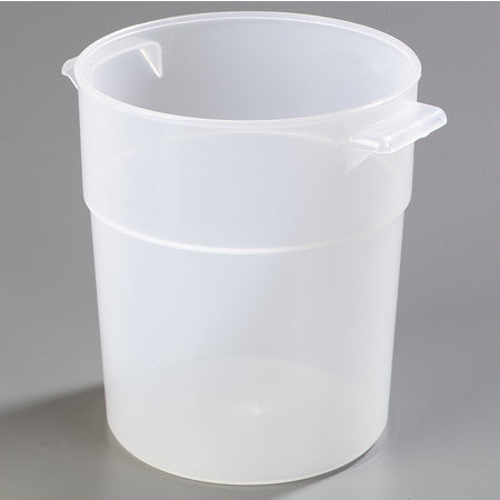 Carlisle 35530 3.5 Qt Translucent Polypropylene Bain Marie Food Storage Container