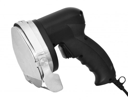 Omcan 40280 Kebab Cutter with Round Stainless Steel and Serrated Blade