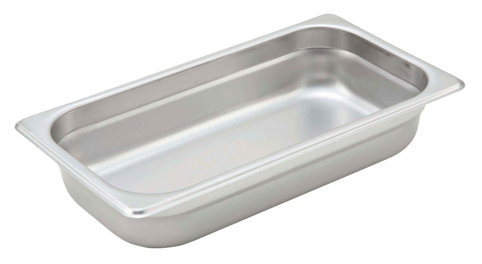 Winco SPJH-302 1/3 Size Stainless Steel Anti-jam Steam Pan, 2-1/2"" Deep