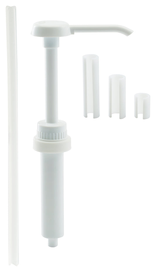 Winco PKT-1 Pump Dispenser w/ 3 Capacity Restrictors for 1 Gal Jug