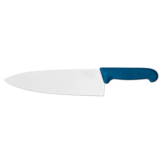 Omcan 23878 10-inch Medium Cook Knife with Blue Super Fiber Handle