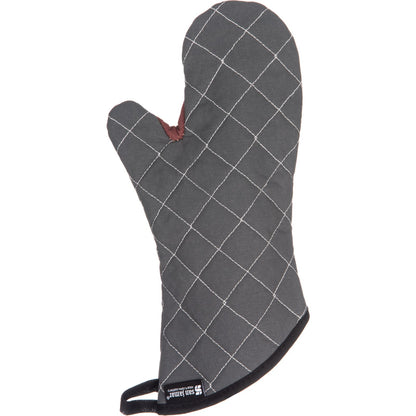 Carlisle 800FG15-BK 15" Black Poly/Cotton Blend Bestguard Ovenmitt