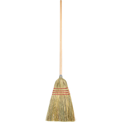 Carlisle 4135200 55" Tan Corn Flo-Pac Parlor Broom