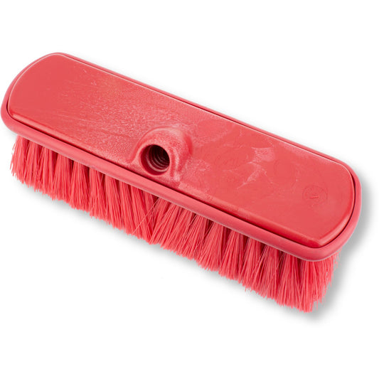 Carlisle 40050EC05 9.5" Red Color Coded Flo-Thru Brush with Protective Bumper