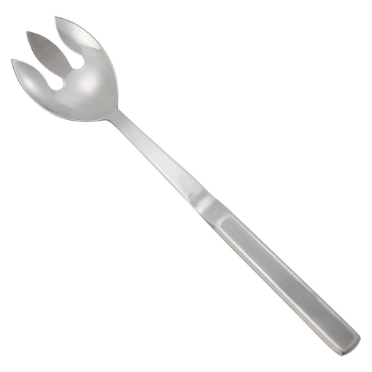 Winco BW-NS3 11-3/4" Stainless Steel Notched Spoon, Hollow Handle