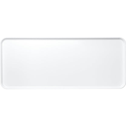 Carlisle 1230FMT301 30" x 12 7/16" x 1 1/16" Pearl White Fiberglass Market Tray
