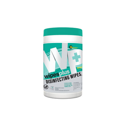 WipesPlus 33711 White Disinfecting Surface Wipes (6/75s)