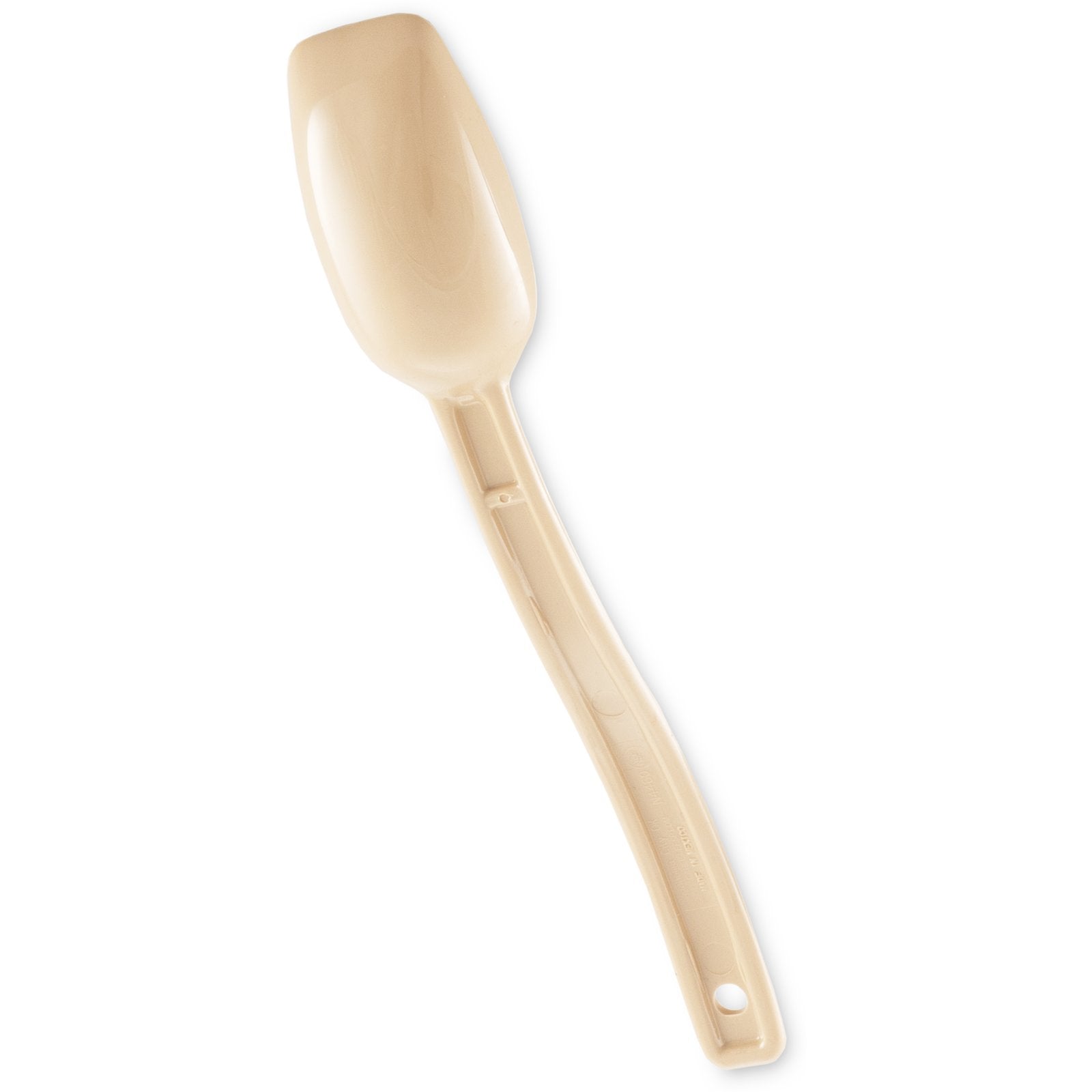 Carlisle 446006 0.5 oz 9" Beige Polycarbonate Solid Spoon