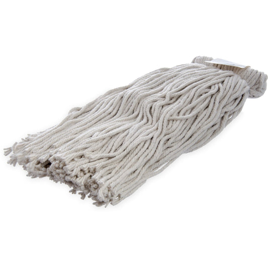 Carlisle 369024C00 White Cotton Flo-Pac Kwik-On Screw Top Mop