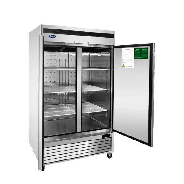 Atosa MBF8507GR Double Door Bottom Mount Reach-In Refrigerator