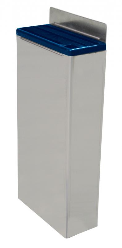 Omcan 12914 Extra Small Stainless Steel Knife Rack with Blue Plastic Insert