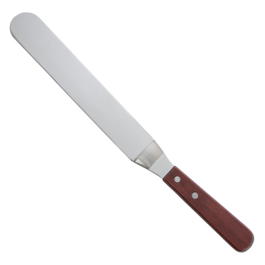 Winco TOS-9 Spatula w/ Offset, Wooden Handle