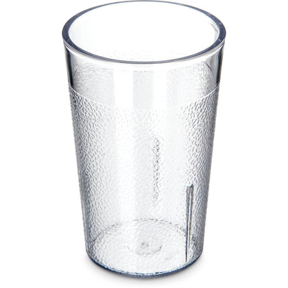 Carlisle 5501-207 5 oz Clear SAN Stackable Plastic Tumbler