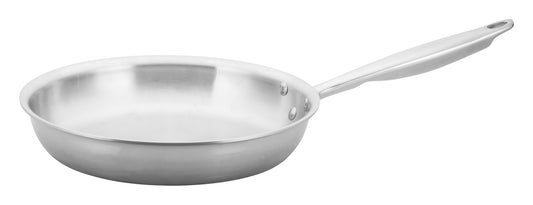 Winco TGFP-10 10" Stainless Steel Triply Fry Pan