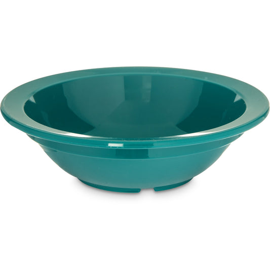 Carlisle PCD30515 5 oz Teal Polycarbonate Rimmed Fruit Bowl