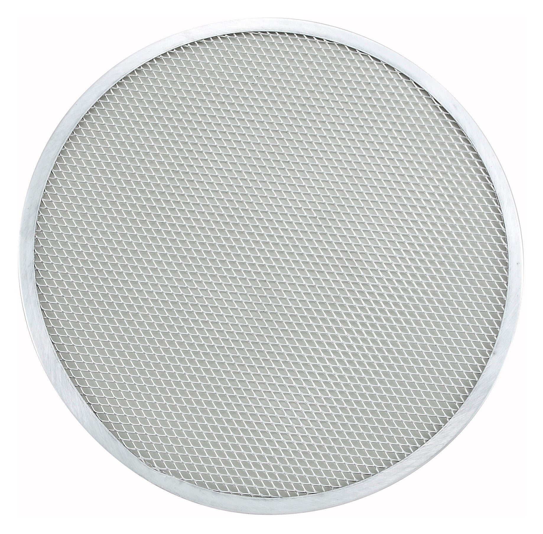 Winco APZS-15 15" Aluminum Seamless Pizza Screen