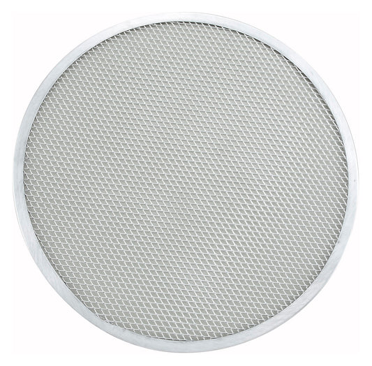 Winco APZS-15 15" Aluminum Seamless Pizza Screen