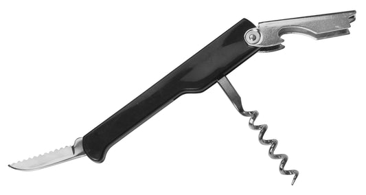 Winco CO-512 Black Waiter's Cork Screw