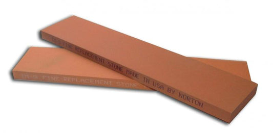 Omcan 10975 12" x 2.75" x 0.75" IM9 Fine India Norton Sharpening Stone - Replacement Oil Stone