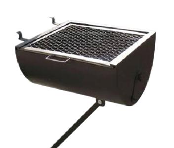 Omcan 23555 Attachable Side BBQ for Outdoor Wood Burning Ovens