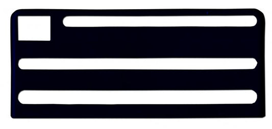 Omcan 17882 Black Insert for Extra Small Stainless Steel Knife Racks
