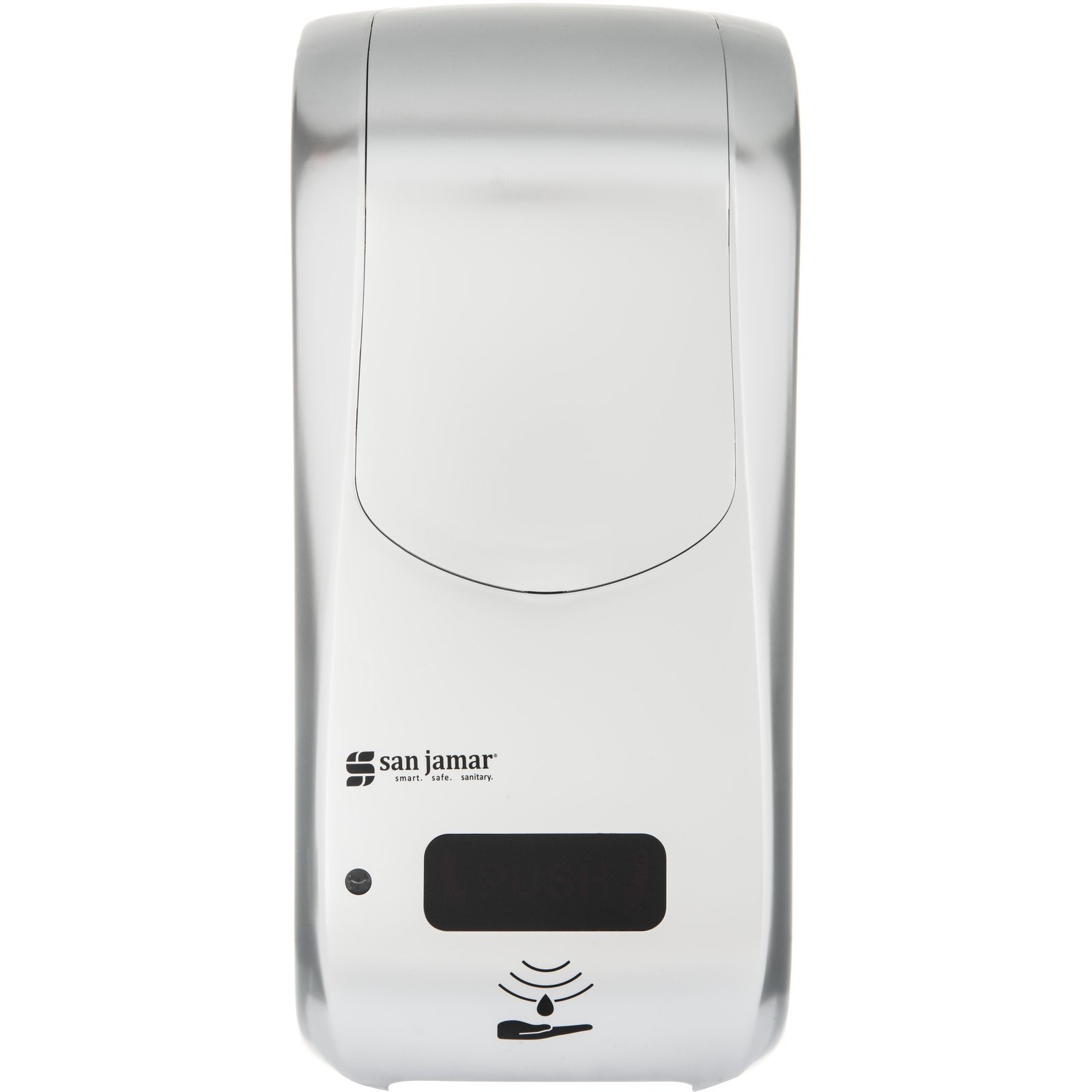 Carlisle SH970SS 900 mL Plastic Summit Rely Hybrid Electronic Soap, Liquid & Lotion - Stainless Steel