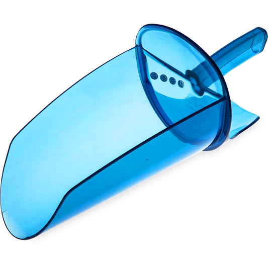 San Jamar SI9500 64-86 oz Blue Saf-T-Scoop Ice Scoop