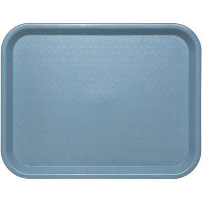 Carlisle CT101459 10" x 14" Slate Blue Cafe Fast Food Cafeteria Tray