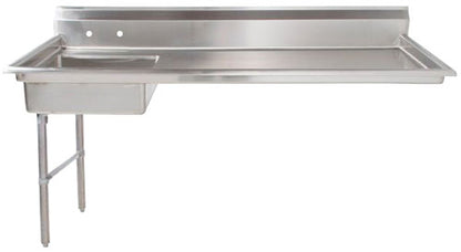Omcan 40191 60" Left Side Under Counter Dish Table