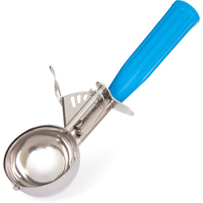 Carlisle 60300-16 2.75 oz #16 Blue 18-8 Stainless Steel Disher Scoop