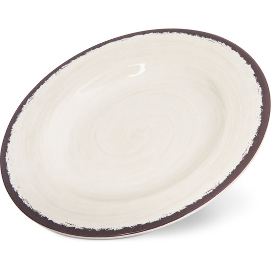 Carlisle 5400253 9" Sweet Cream Mingle Melamine Dinner Plate