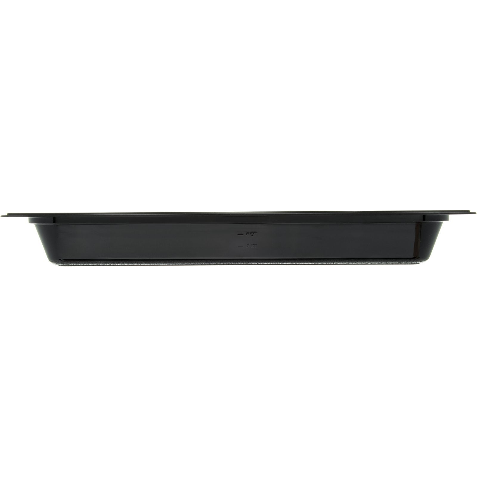 Carlisle 10200B03 Full-Size Black Polycarbonate StorPlus Food Pan, 2.5" Deep